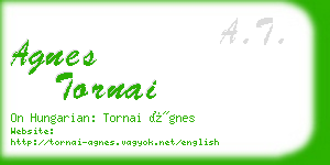 agnes tornai business card